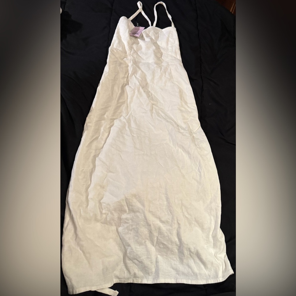 Wild Fable Elegant Cream Maxi Dress